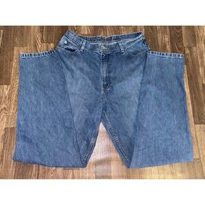 Eddie Bauer Womens 16T Straight Leg High Rise Blue Denim Jeans Medium Wash 2007